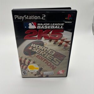 Sony 2 Major League Baseball 2K5 World Series Edition - Black